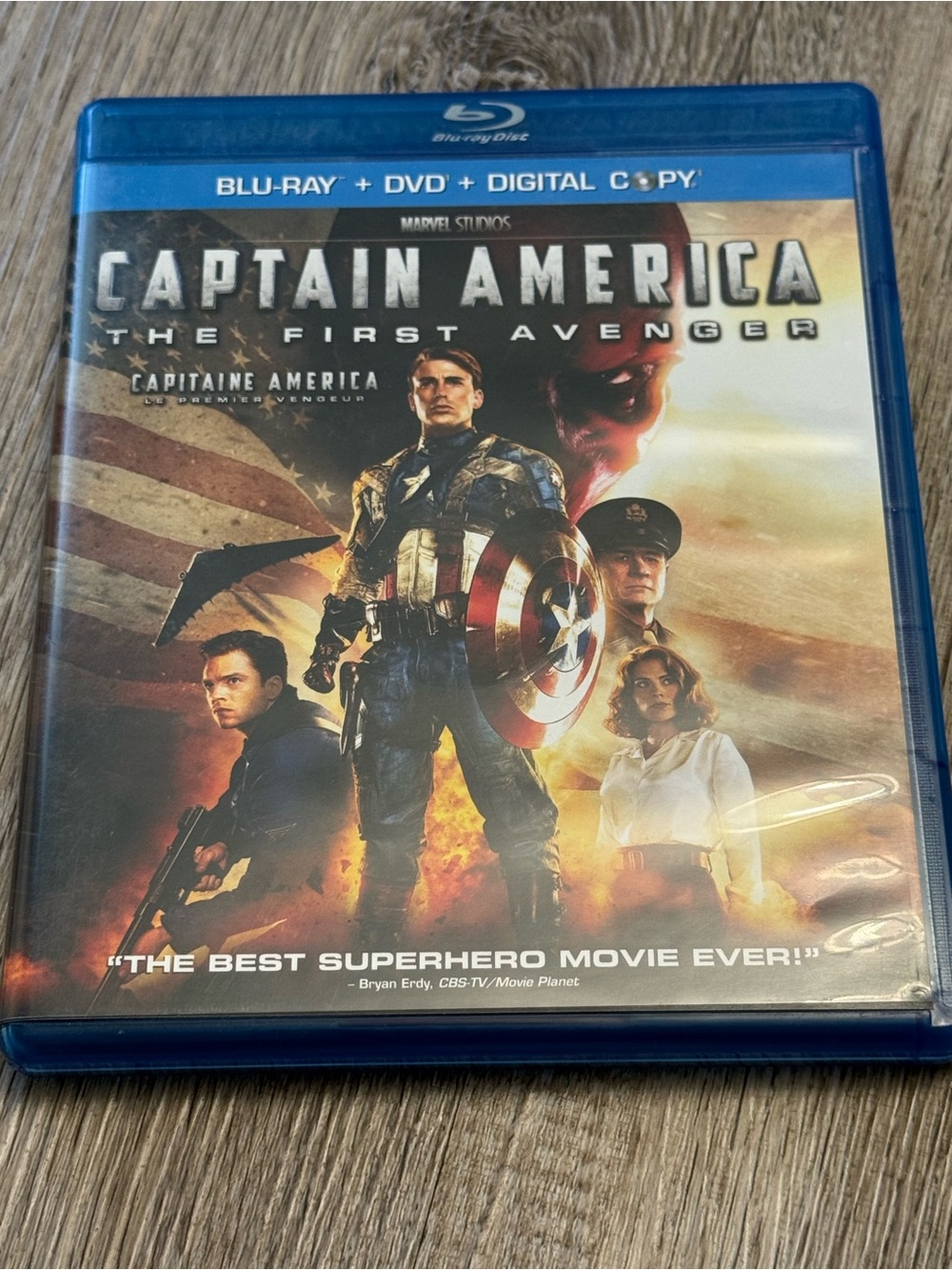 BLU-RAY + DVD Captain America - The First Avenger